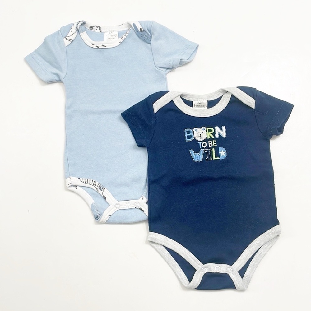 Little Beginnings baby boys bodysuits
